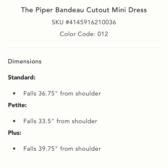 NWT new Anthropologie piper bandeau cutout mini dress medium cream print - Picture 7 of 17